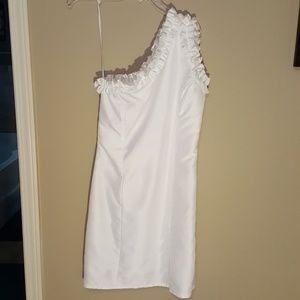 White One Shoulder Dress